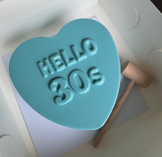 Heart Smash Cake