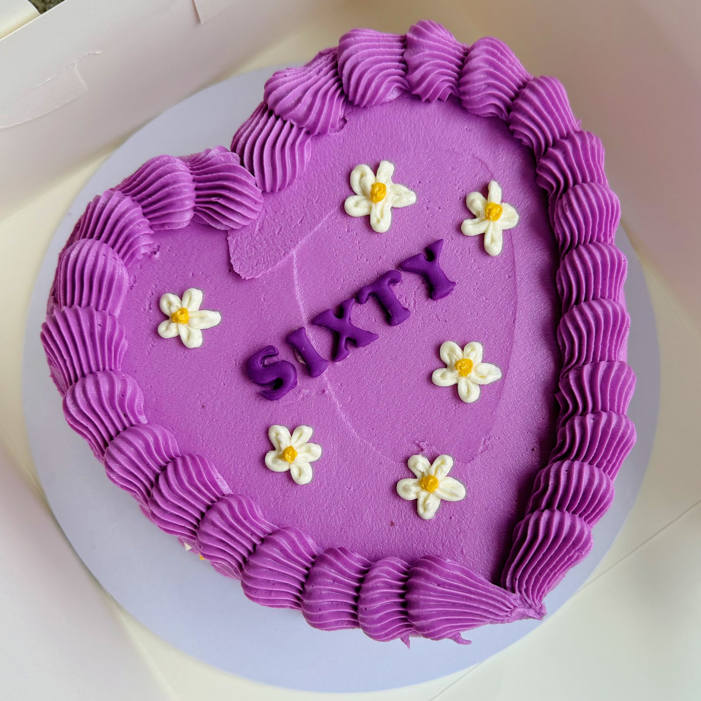 Custom Heart Cake