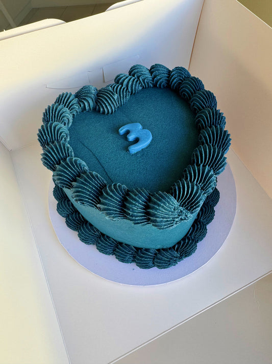 Custom Heart Cake